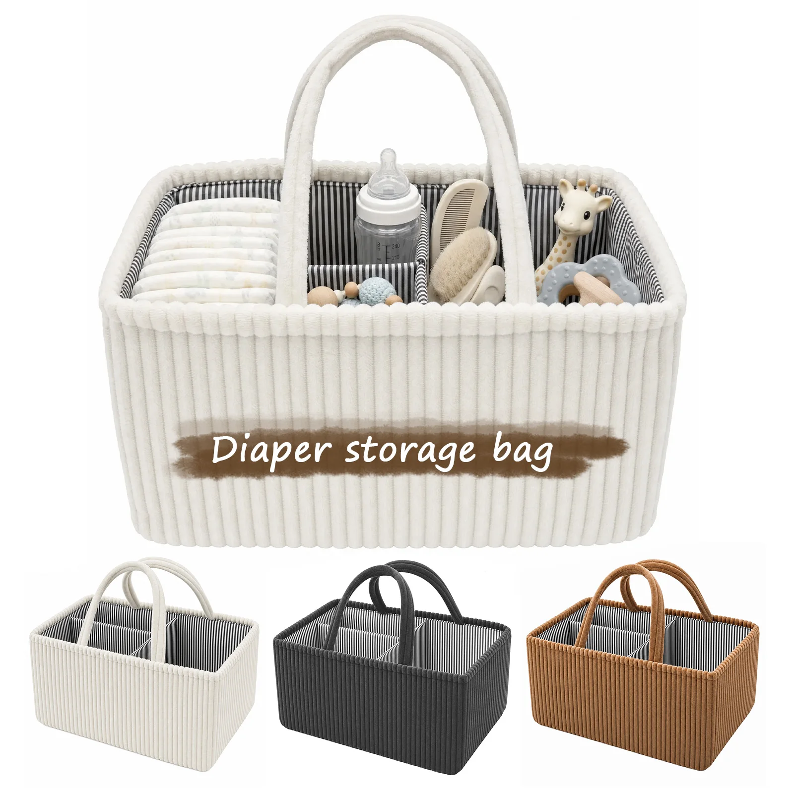 Baby Clothing Hamper - Organizer na pieluchy dla niemowląt, składany