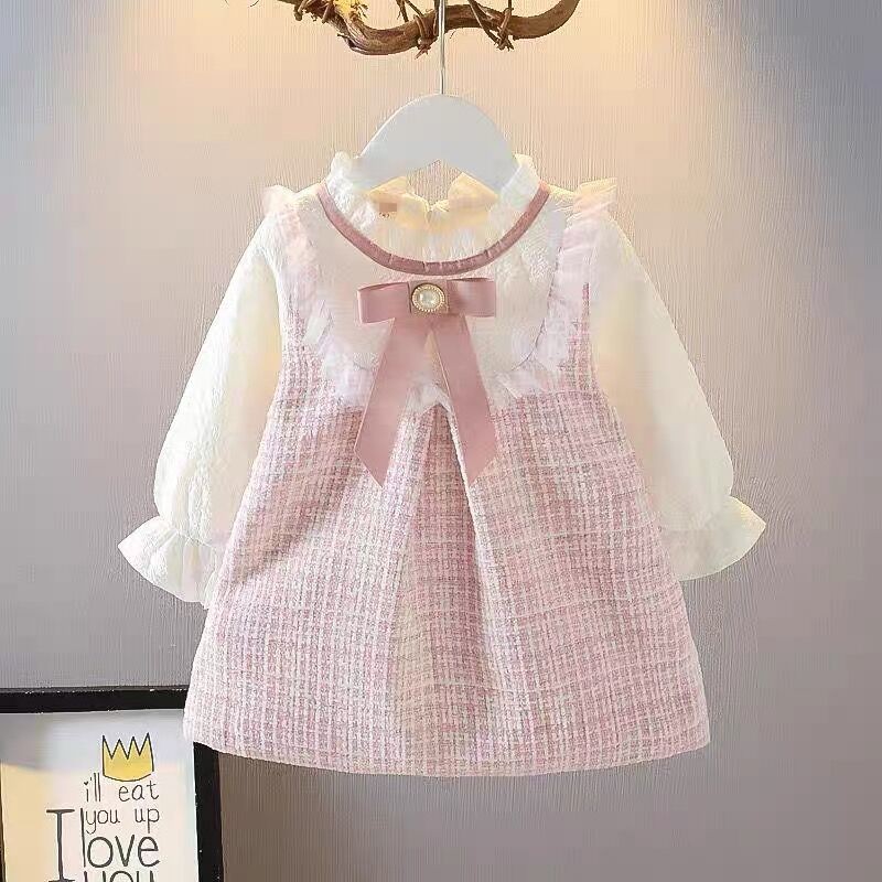Baby Girl Clothing Zara - Dziewczęca spódnica z długim rękawem Urocza