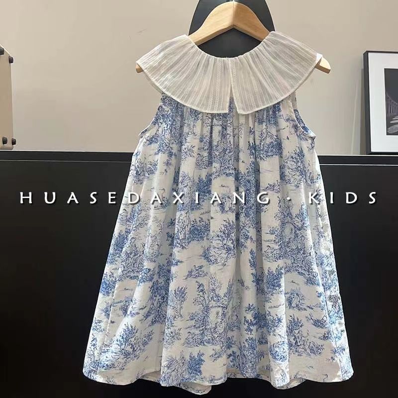 Baby Girl Clothing Zara - Sukienka dla dziewczynki, retro, z kołnierzykiem