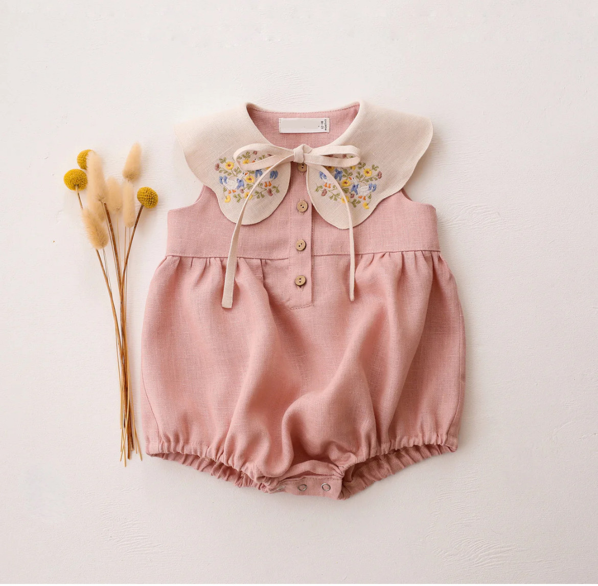 Baby Girl Clothing Zara - Roczek 2026: Dziewczęce, bezrękawnikowe, bawełniano-lniane, haftowane,