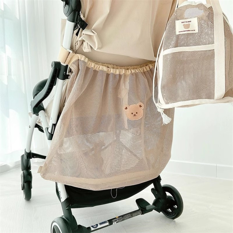 Baby Clothing Hamper - Wisząca torba na wózek wielokrotnego użytku