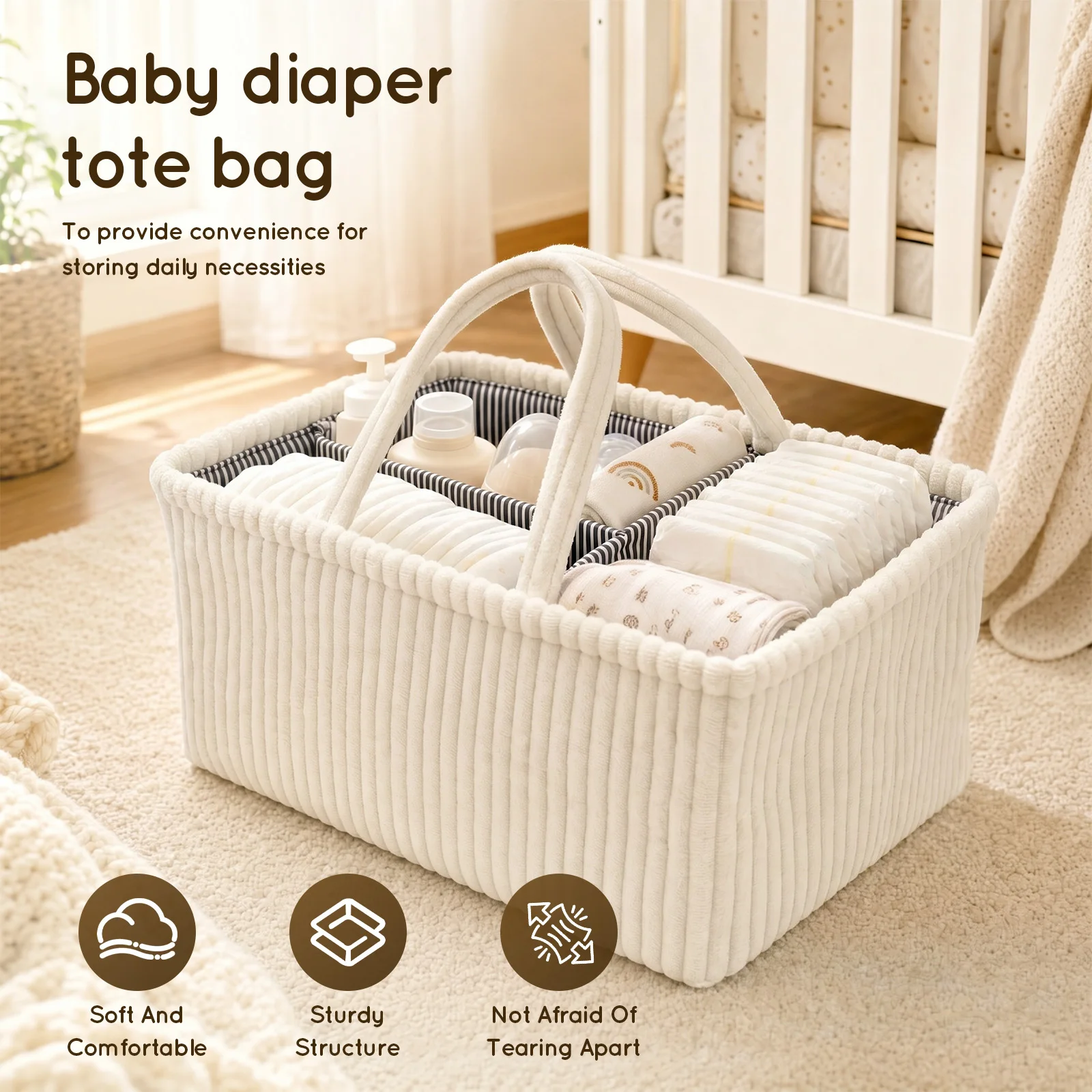 Organizer na pieluchy dla niem – Baby Clothing Hamper recenzja i cena