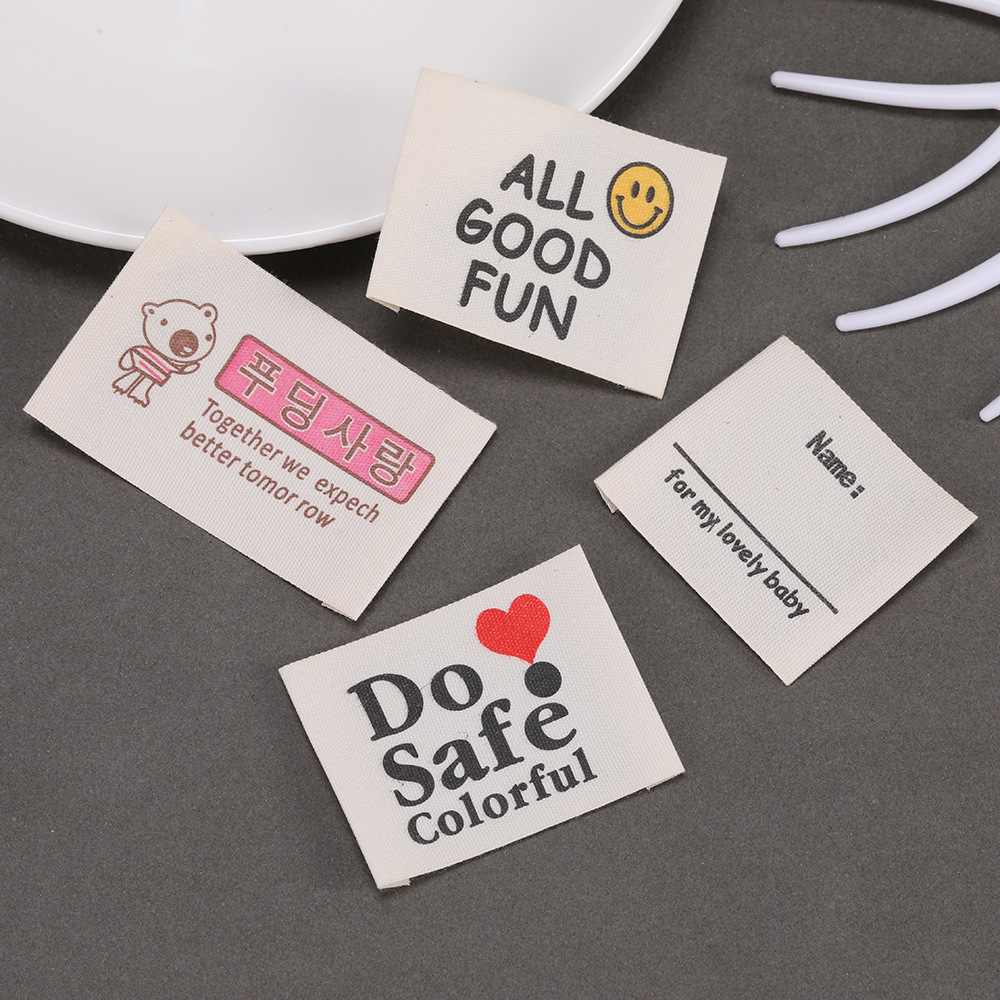 Etykiety bawełniane z własnym  – Baby Clothing Tags recenzja i cena