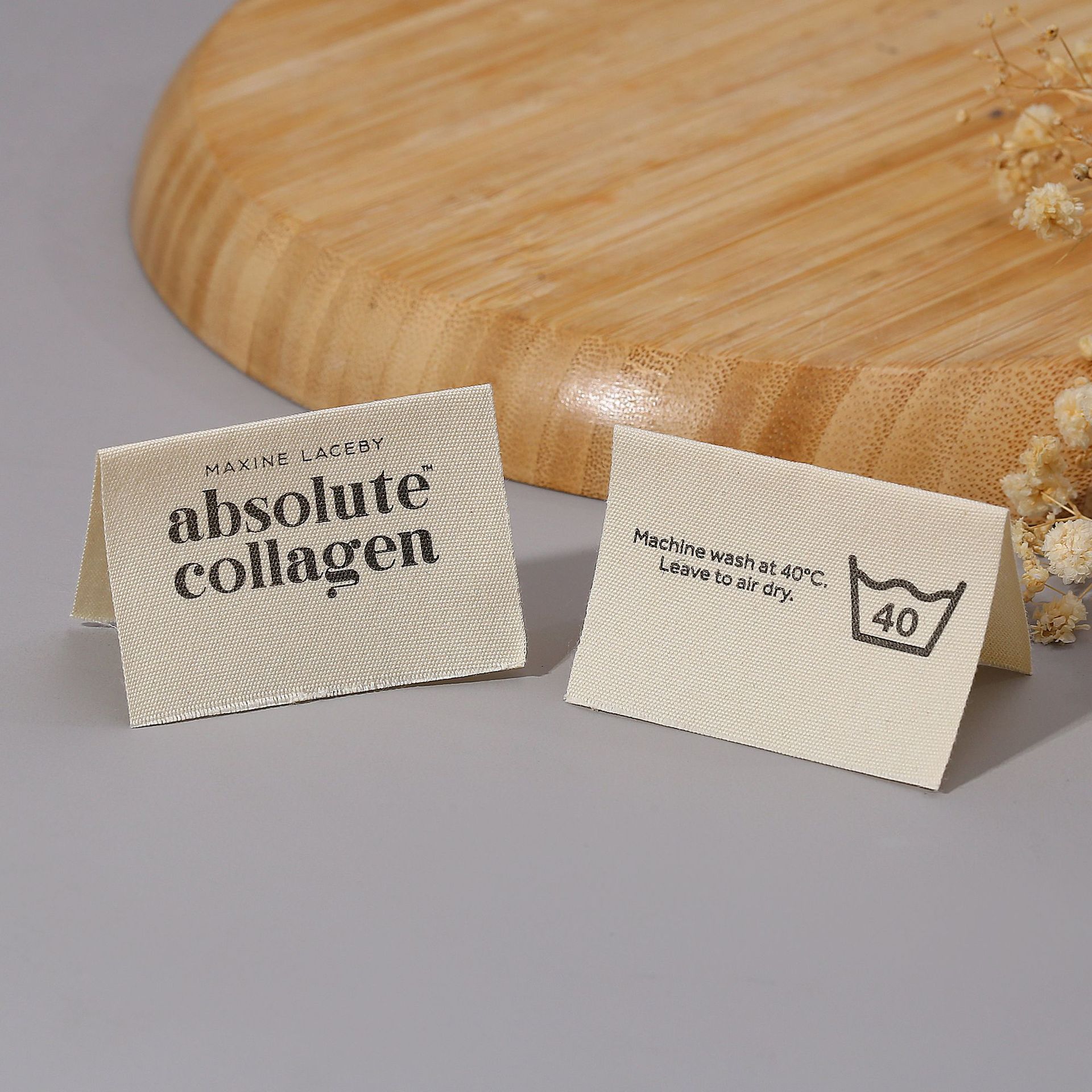 Etykiety bawełniane z własnym  – Baby Clothing Tags recenzja i cena
